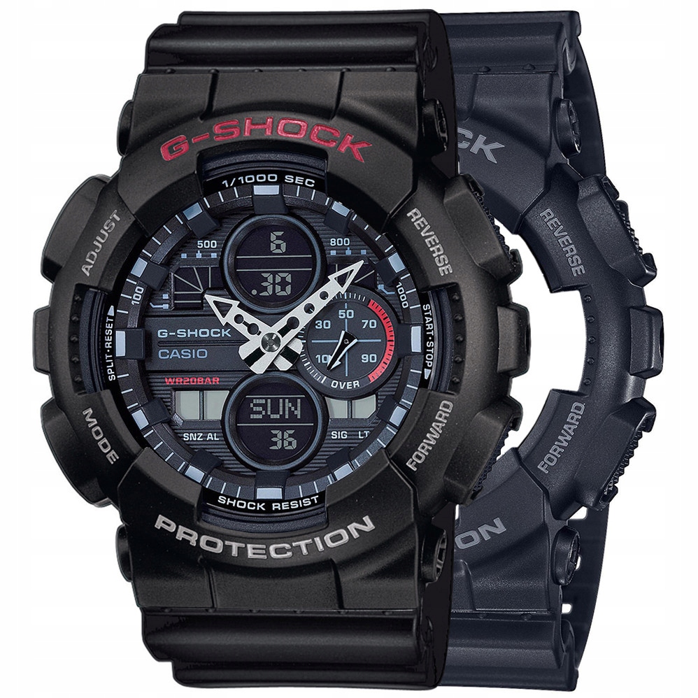 Hodinky Casio G-Shock Set GA-140-1A1ER Bezel 10378531 Řemínek 10347688