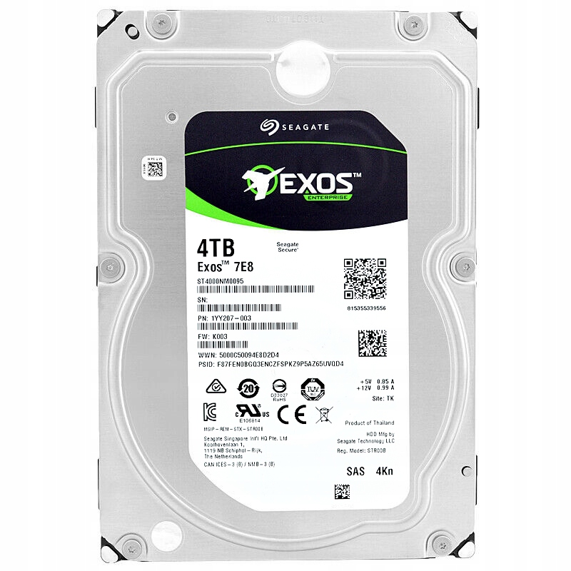 [SAS] SEAGATE 3.5インチHDD 4TB 4台セット Hdd Seagate Sas 4tb - Niska cena na Allegro