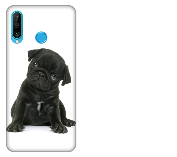 

Etui pokrowiec Huawei P30 Lite Pies mops szczeniak
