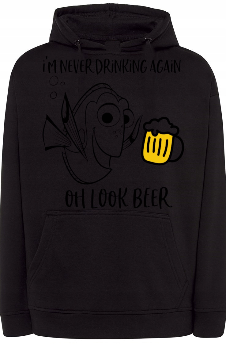 Už více nepije pivo Mikina S Kapucí vel. S