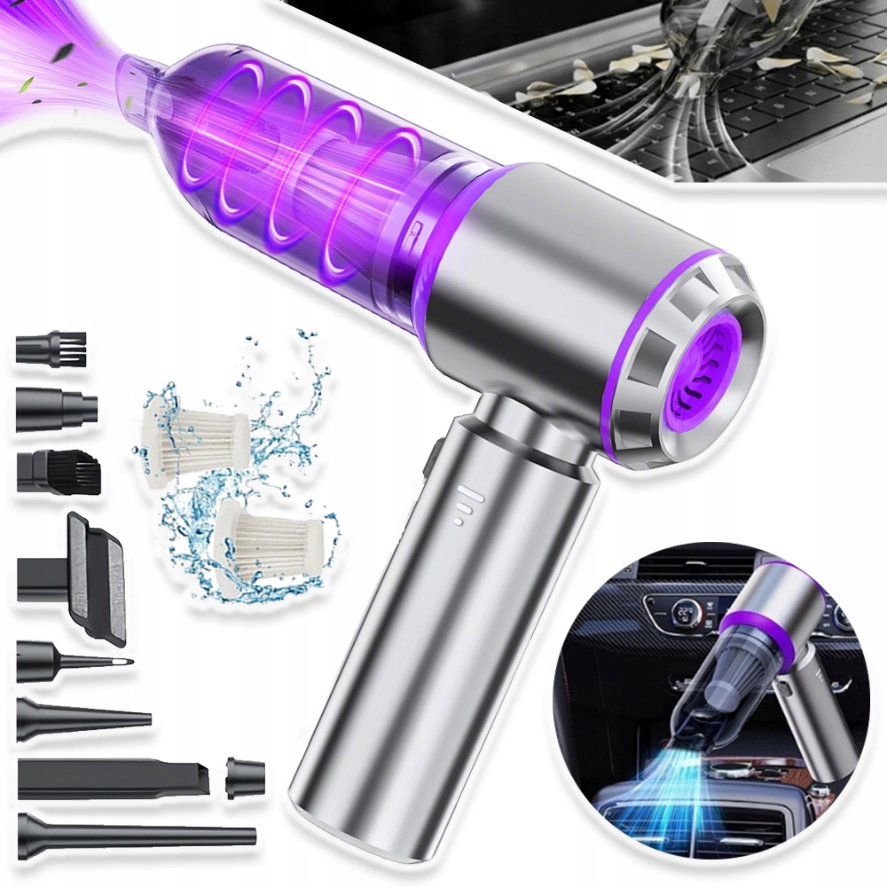 Vysavač Do Auta 16000PA S Tryskami