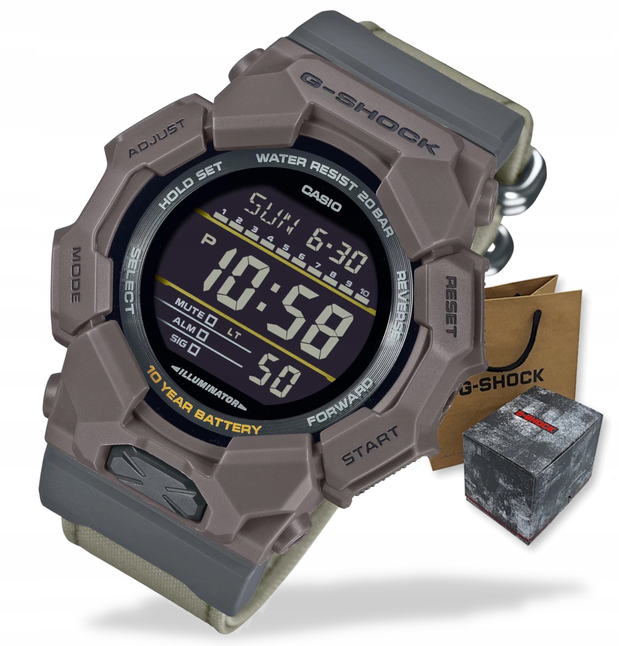 Nové sportovní pánské hodinky Casio G-Shock GD-010CE Box Gravírování bonus