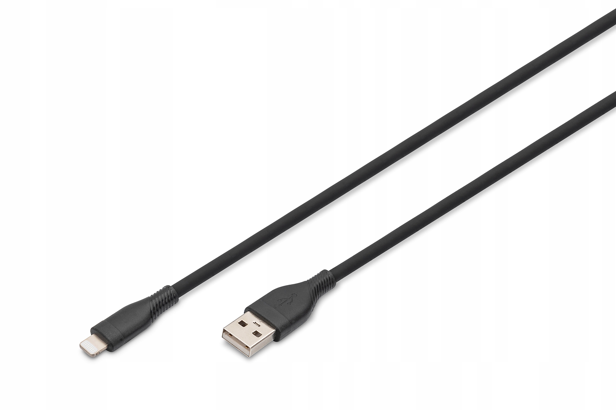 Digitus Usb 2.0 Kabel Typ A-Lightning 0.5m Mfi czarny