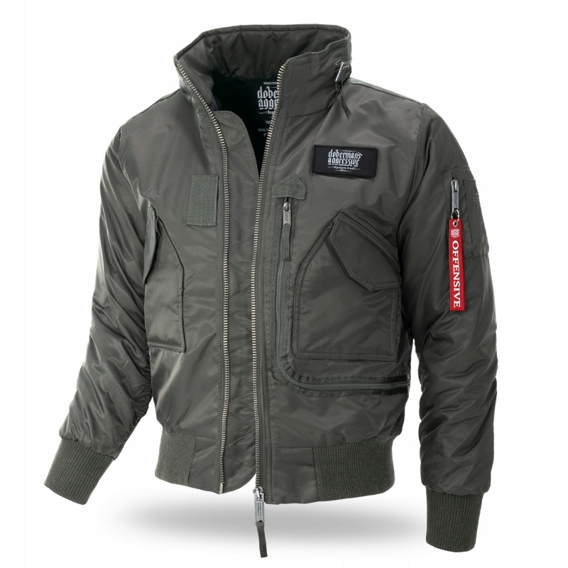 Kurtka zimowa Dobermans Aggressive MA1 KU202 khaki r.M