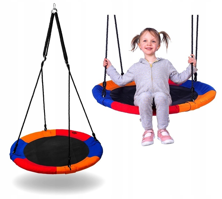 Zahradní houpačka Čapí hnízdo Závěsné křeslo Sedátko pro děti 90 cm