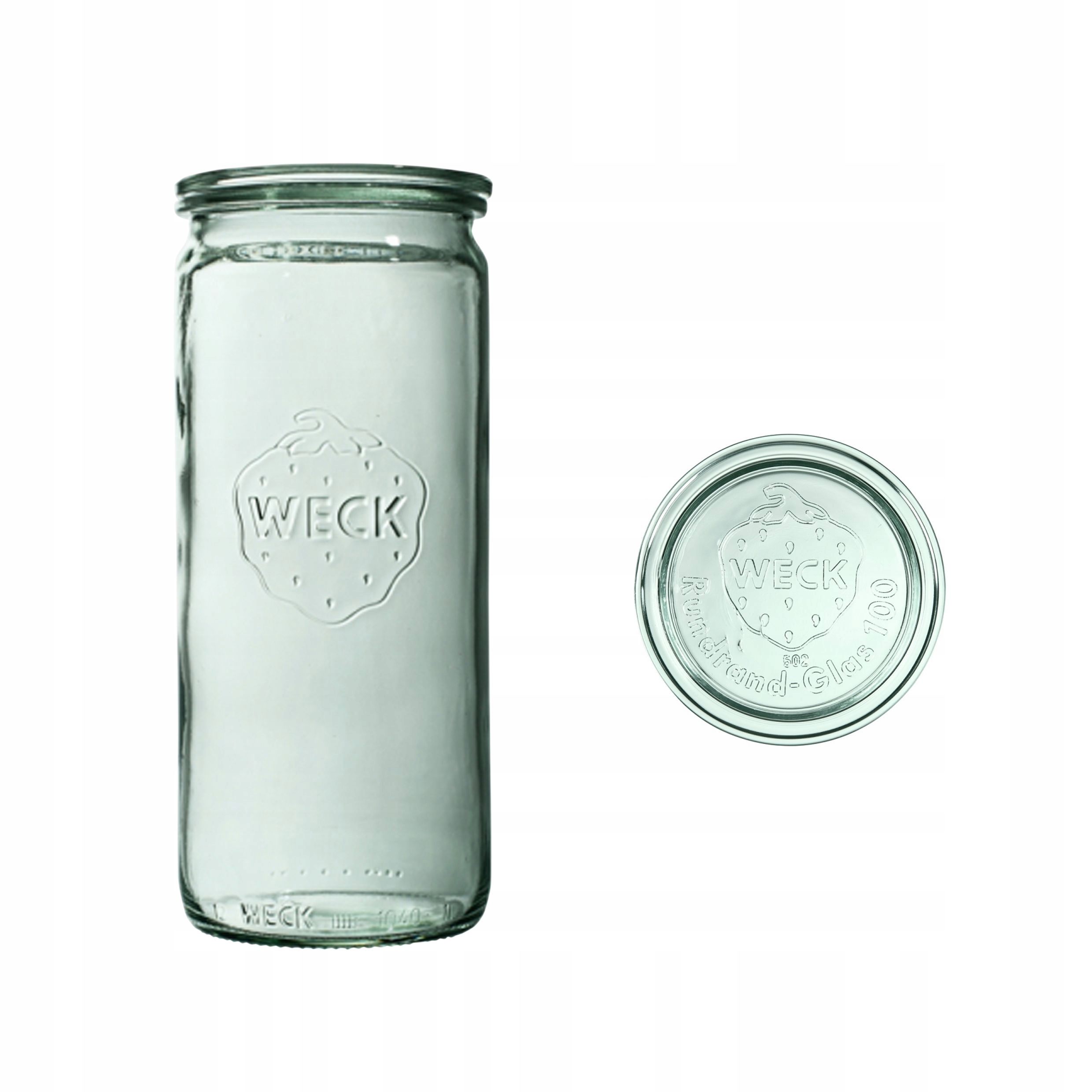 Zavařovací Sklenice Válcová s Poklicí 1,59 l 6 ks Weck