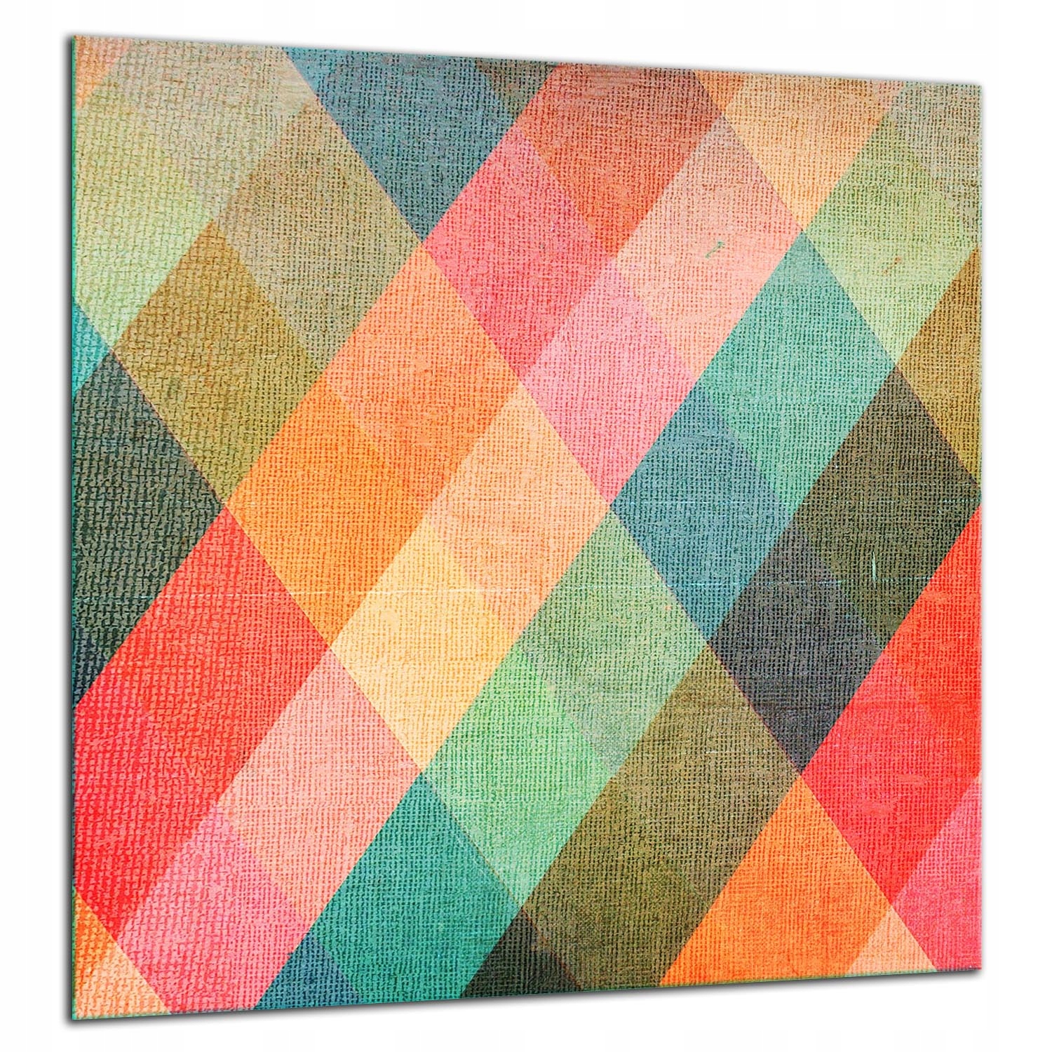 Skleněná Ochranná Deska Panel Lepidlo 60x65 Barevná
