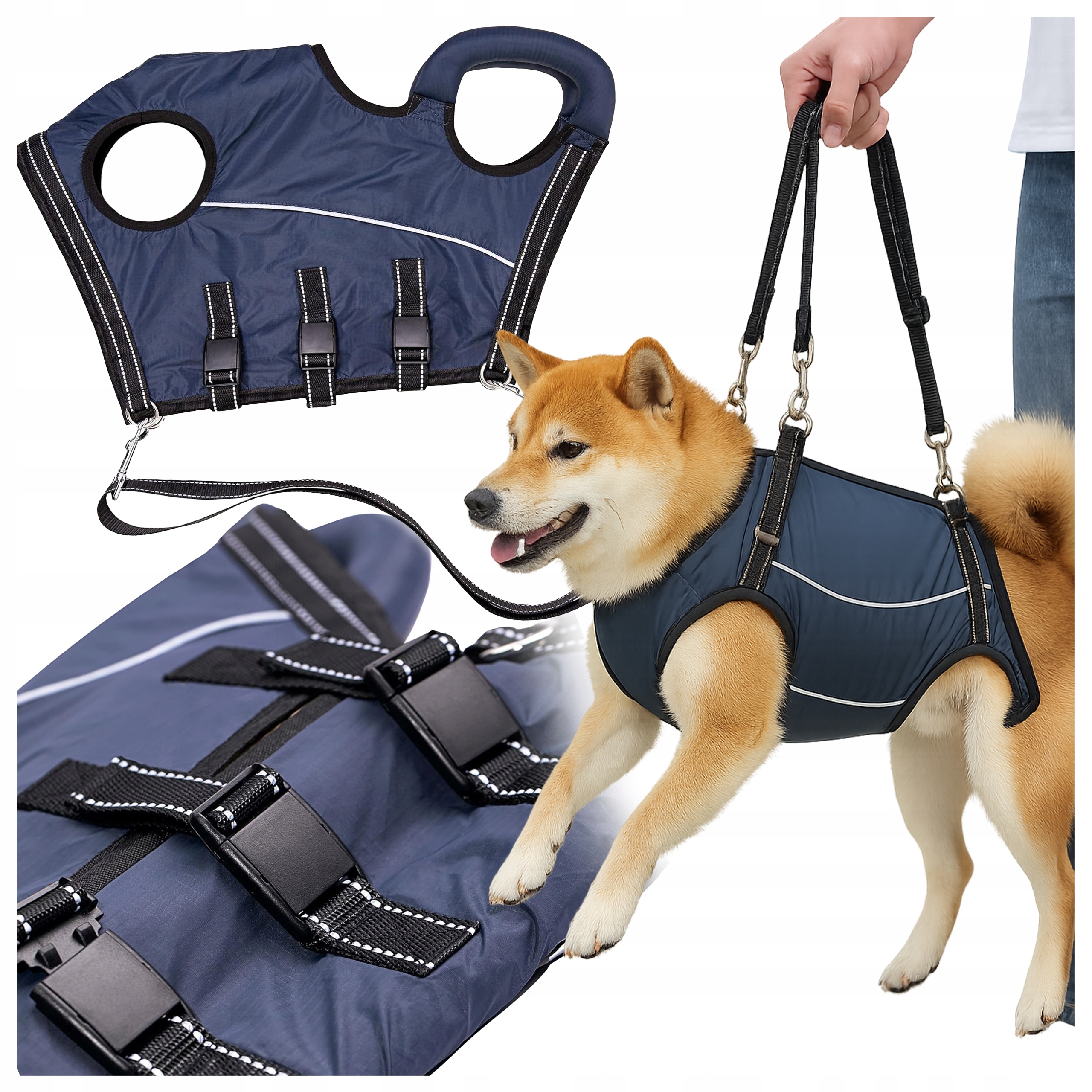 Levně Postroj Pro Psa Rehabilitační postroj pro zvedání psů, nosítko XL