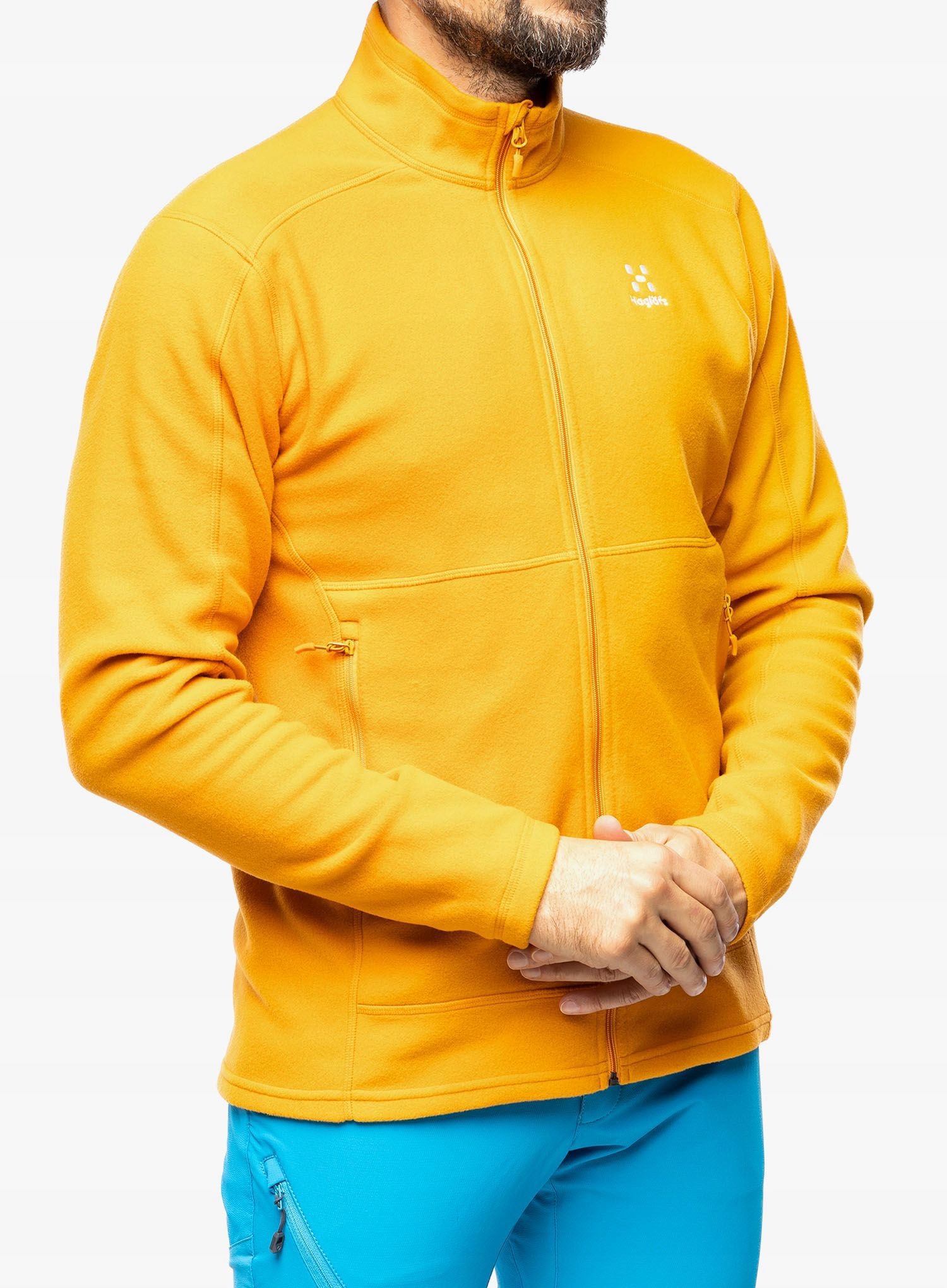 Mikina fleecová Haglofs Buteo Mid Jacket desert yellow XL