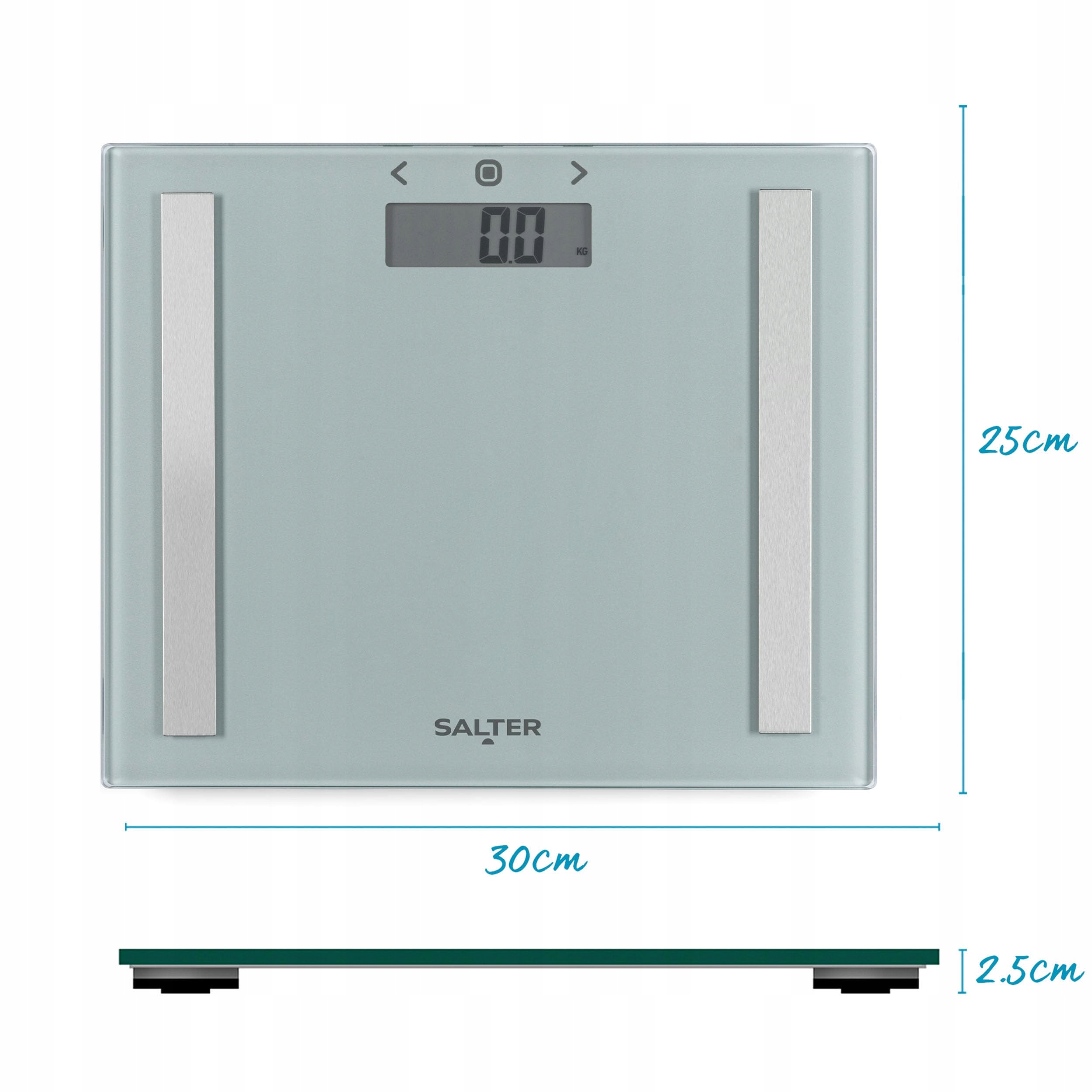 SALTER Waga Cyfrowa Szklana Analiza Tkanki Tłuszczowej 150kg 8 Użytk. — miniatura 6
