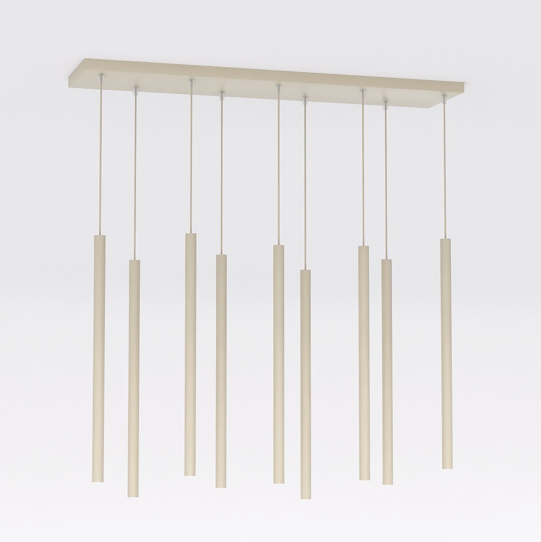 Závesná lampa Selter 9 Mokka 9x G9 burgundská, oceľová, ultratenká, 120 cm