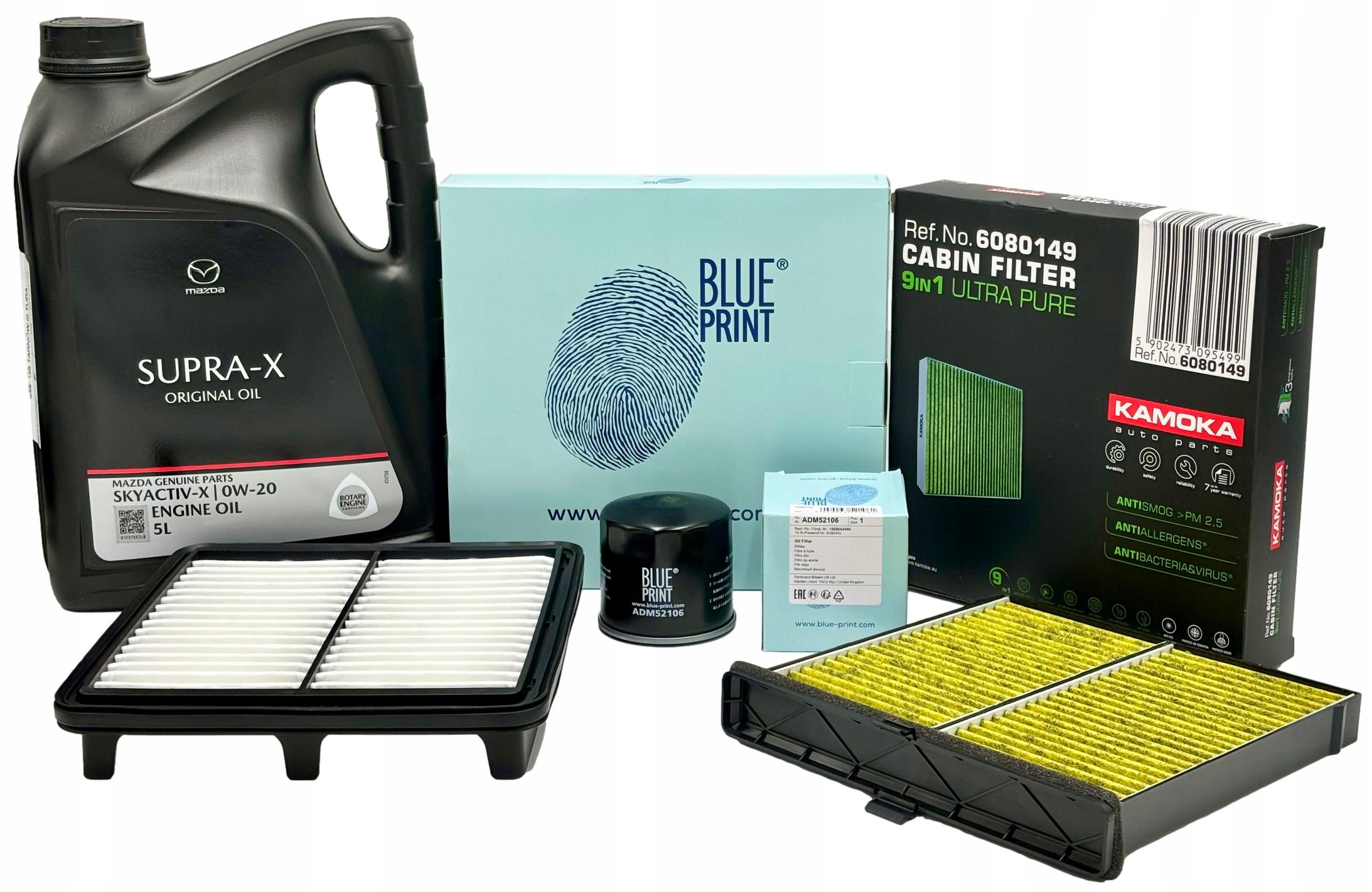 Blue Print Kamoka Sada Olejových Filtrů 0W20 5L Mazda CX-3 2.0 120 Km 150 Km