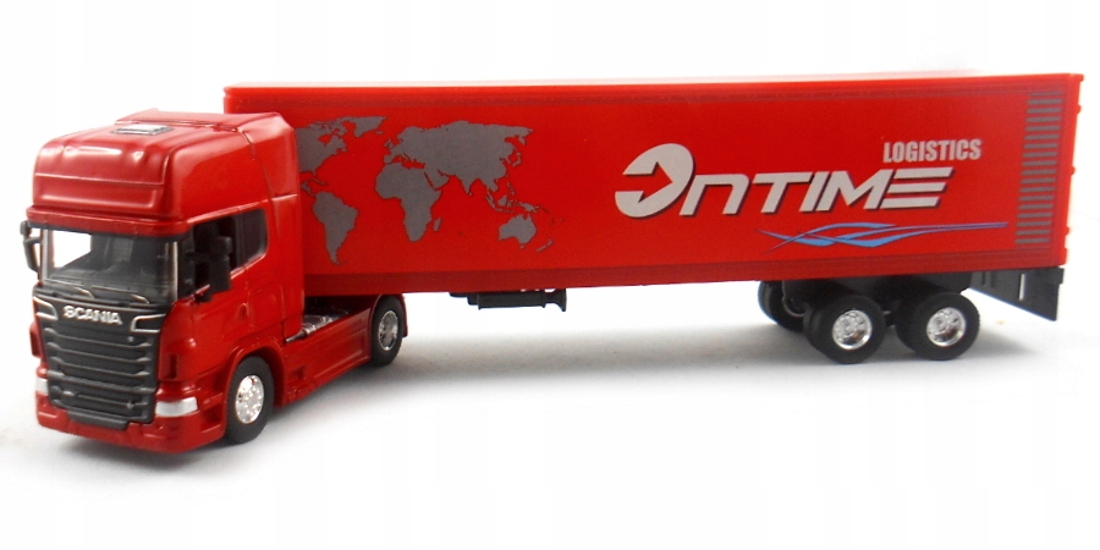 SCANIA V8 R730 MODEL WELLY 1:64 CZERWONY TIR Rodzaj pojazdu ciężarówka