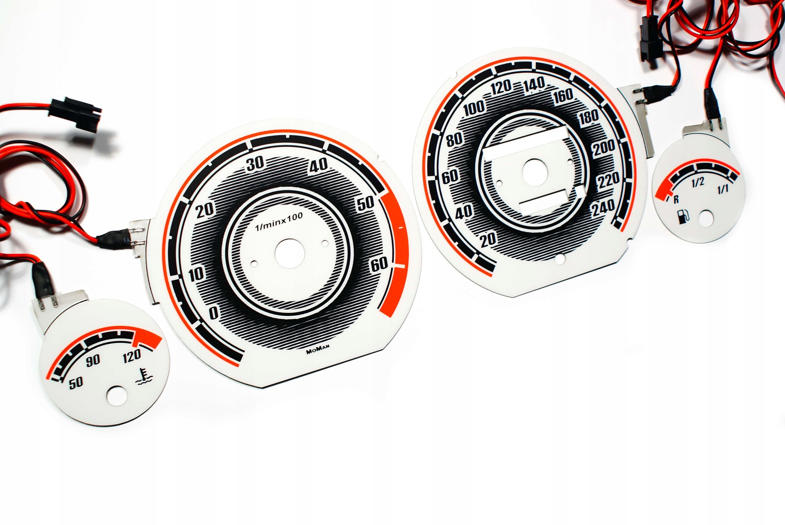 MoMan tarcze licznika INDIGLO AUDI 80, 90 wzór 3