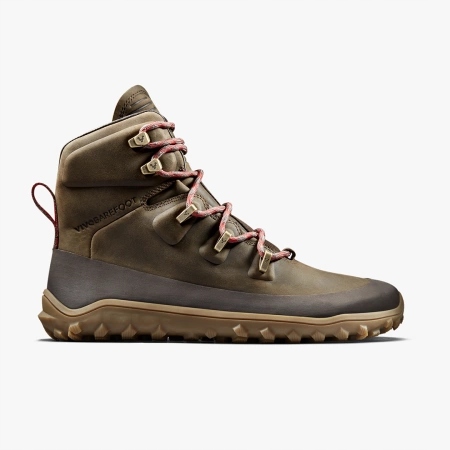 Buty męskie trekkingowe Vivobarefoot Tracker Leather skórzane wysokie