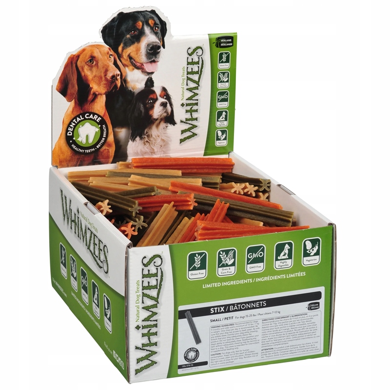 Whimzees Stix Stick S Small Box 150 sztuk