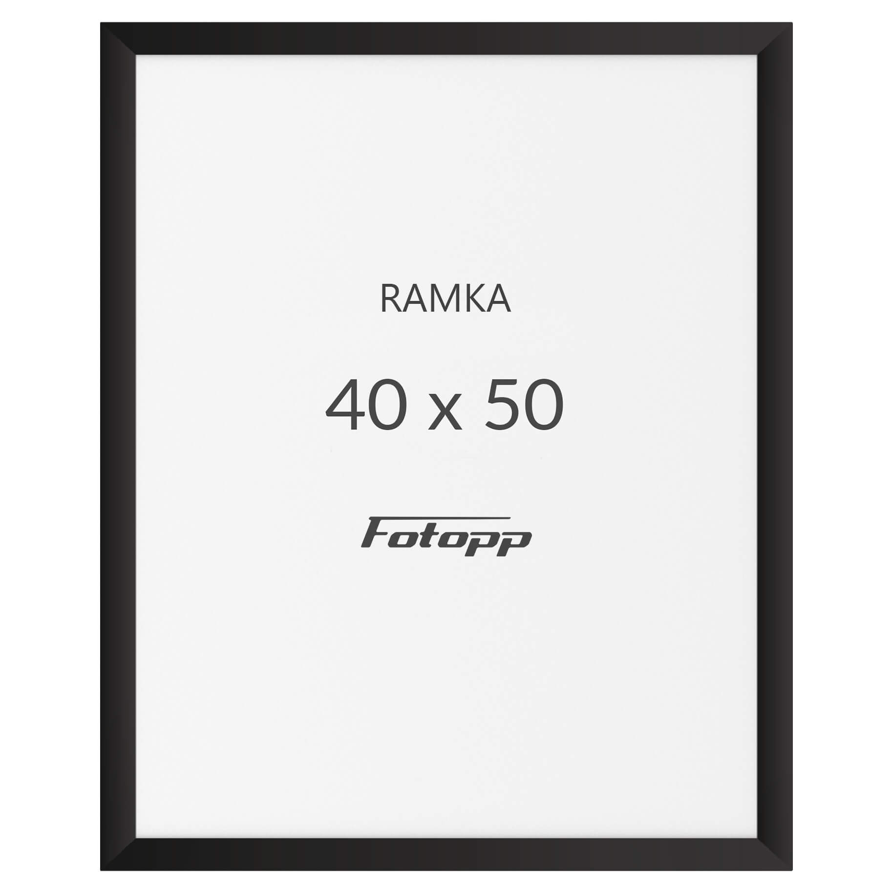 

Ramka na zdjęcia Czarna 40x50cm foto rama fotopp