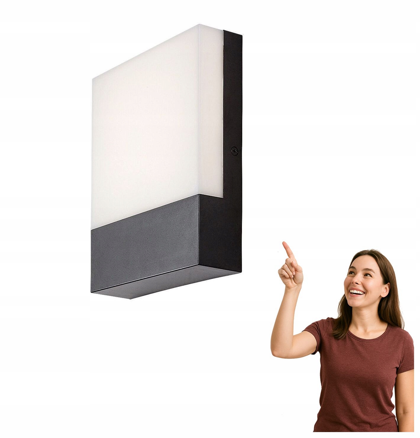 Nástěnná Led lampa na zeď 10W Gimone 77097 Rabalux