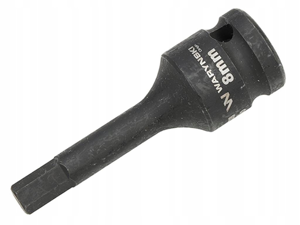 Nasadka udarowa 1/2", imbusowa 8mm hex H8 ze stali CrMo , Waryński