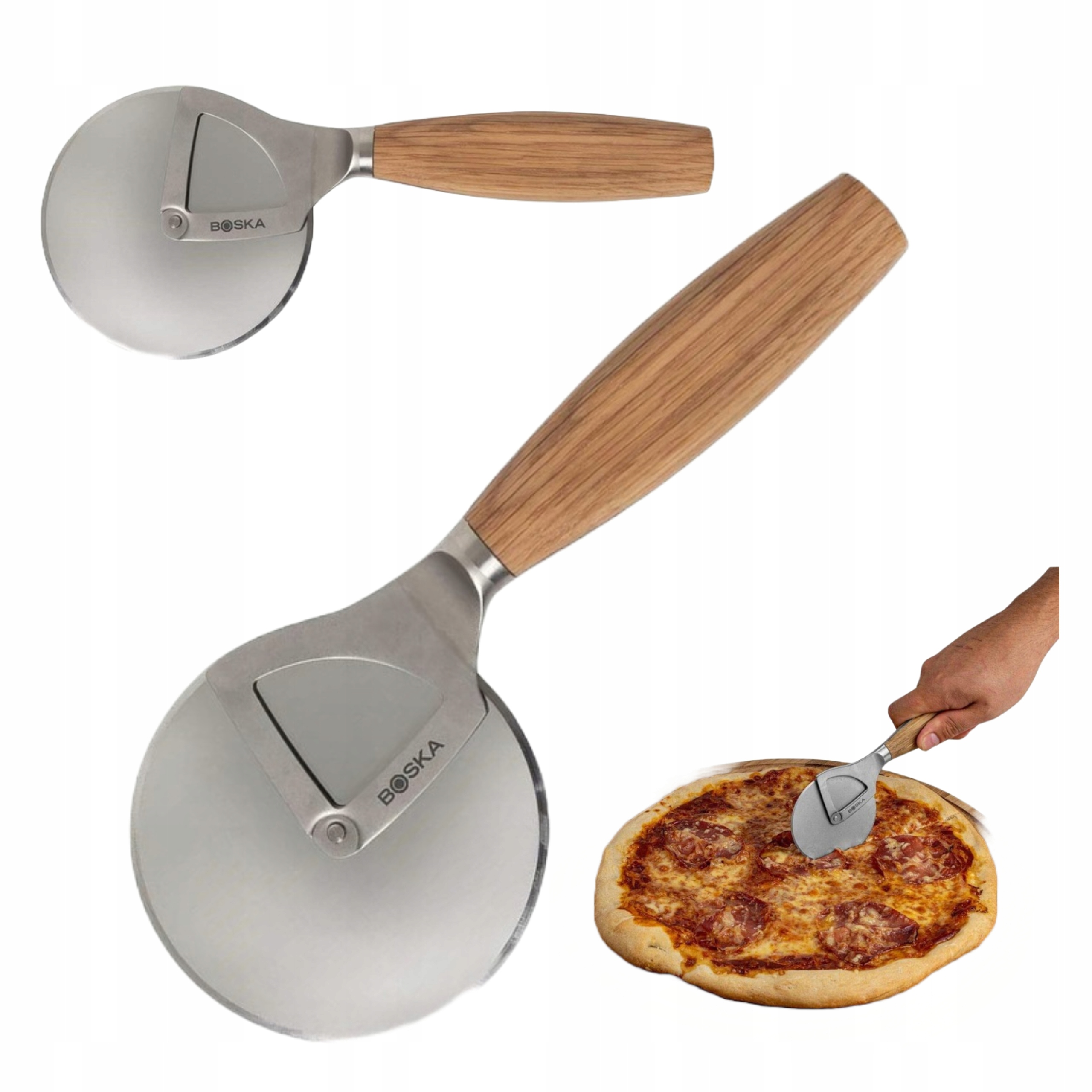 

Nóż do Pizzy ciasta rozcinacz porcjowacz Boska