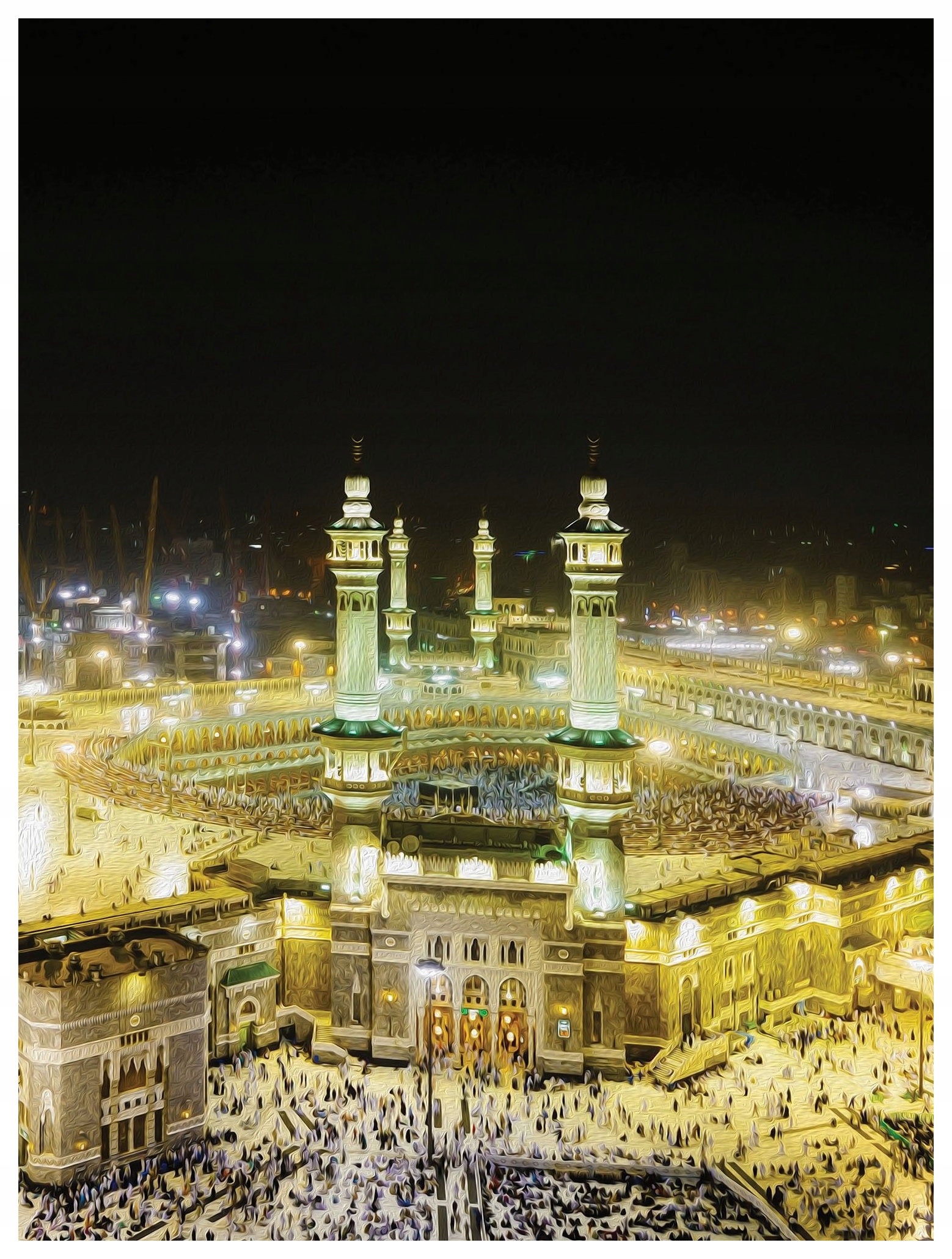 Fototapeta Kaaba Mekka vinylová Islám jednota víra 184x254 lepidlo