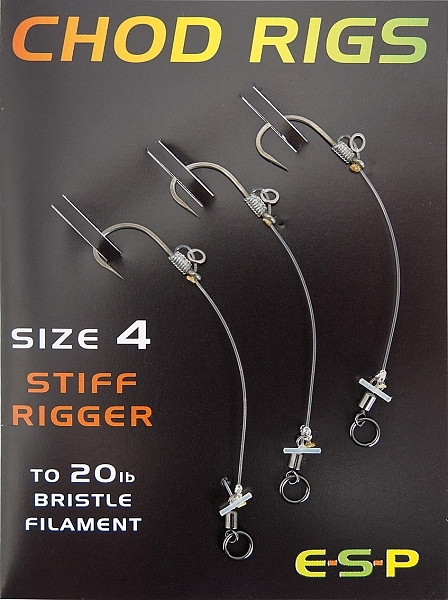 Przypon Chod Rigs 3 Sztuki Rozmiar 4 Esp