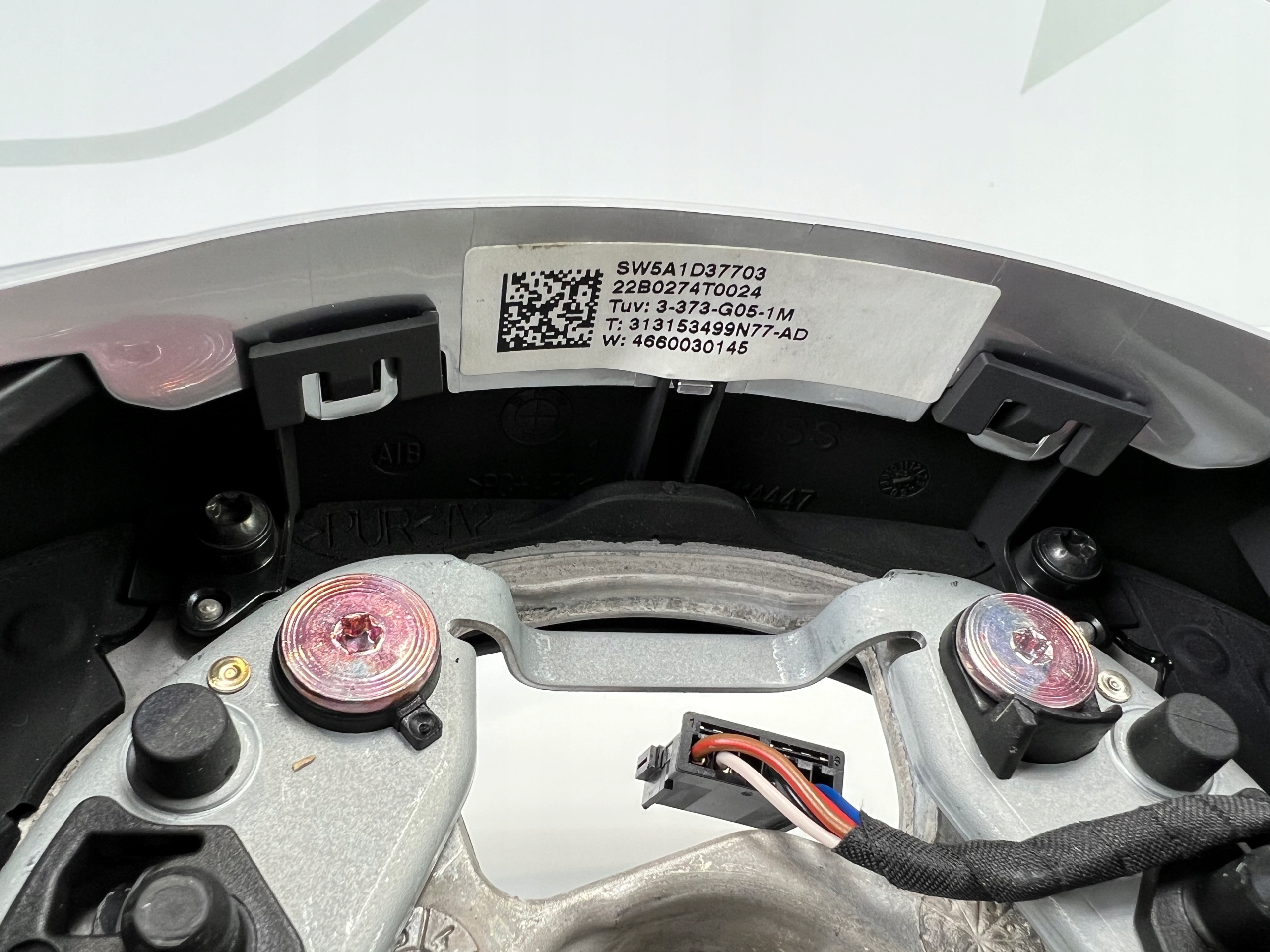 steering wheel, leather MULTIFUNKCJA BMW G06 LCI m-packet with shifting