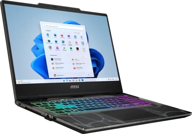 Msi Cyborg 15 B2RWEKG-044XPL Core 5 210H 15,6" 16GB 1TB W11H Rtx 5050