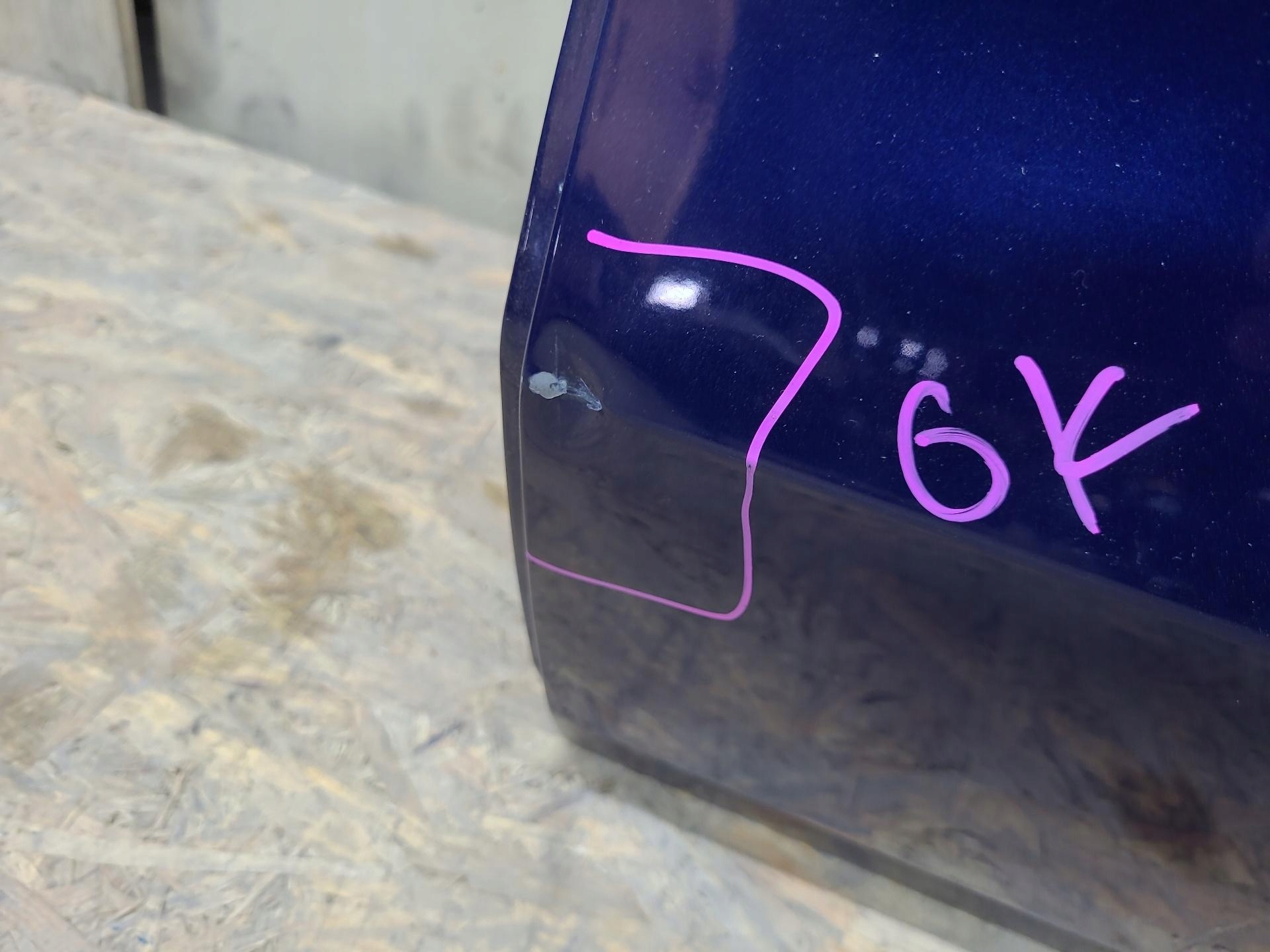 Tür heck links Seite Volkswagen Polo 5 2012