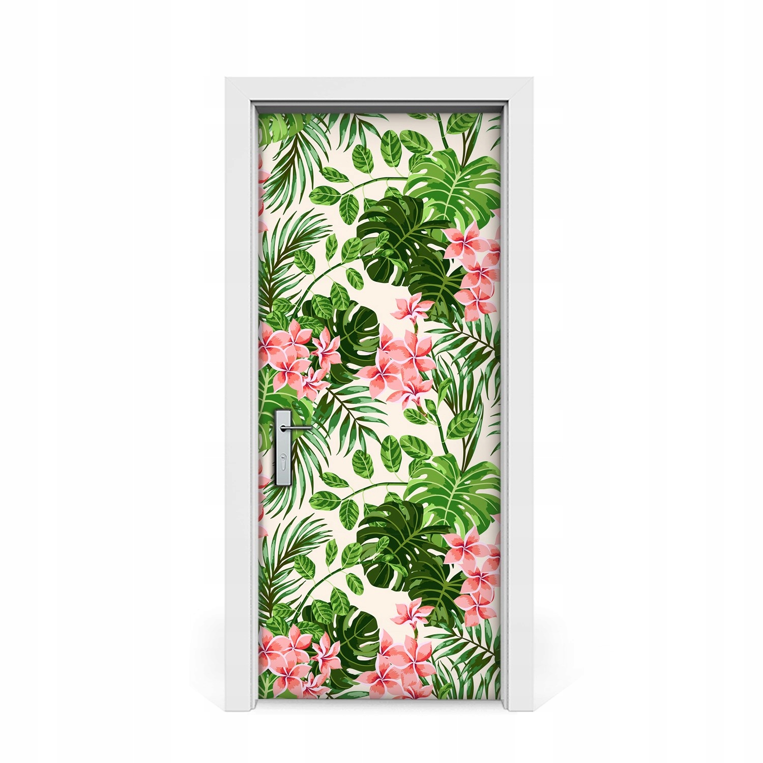 

Naklejka na drzwi okleina Hibiskus 85x205