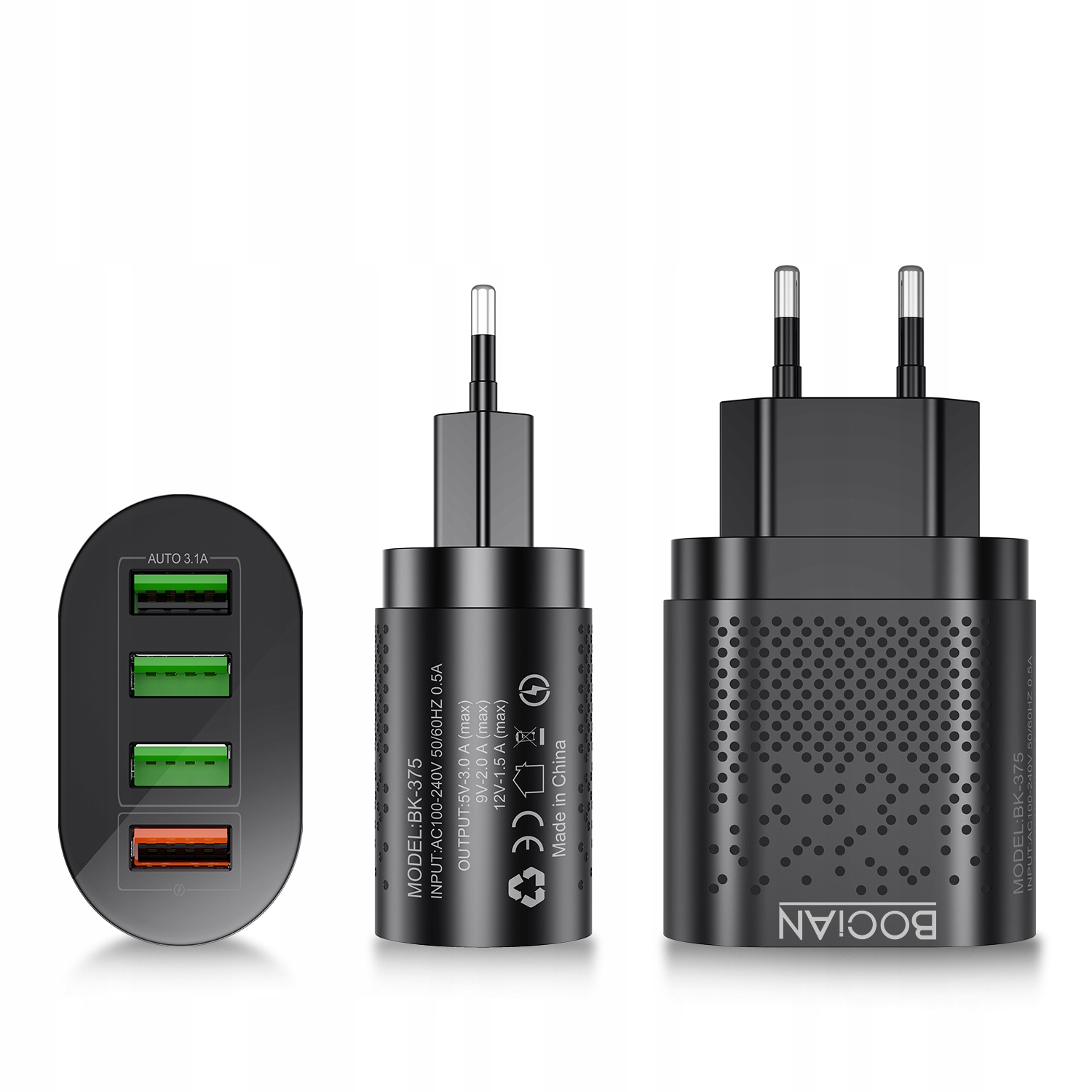 

Szybka Ładowarka Sieciowa 4x Usb 48W Qc 3.0 Bocian
