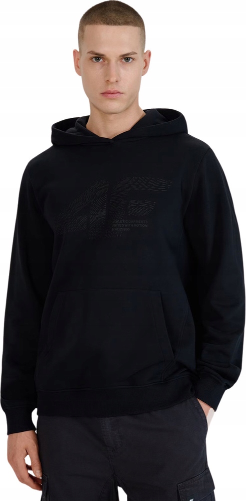 Pánská Mikina 4F M1585 Černá 4FWSS25TSWSM1585 20S vel. L