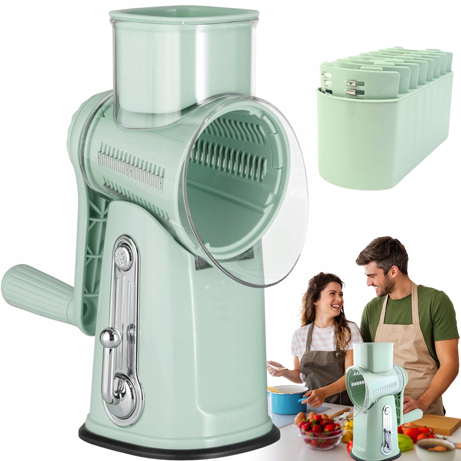 Bubnové Struhadlo Na Zeleniny Okurky 5V1 Multifunkční