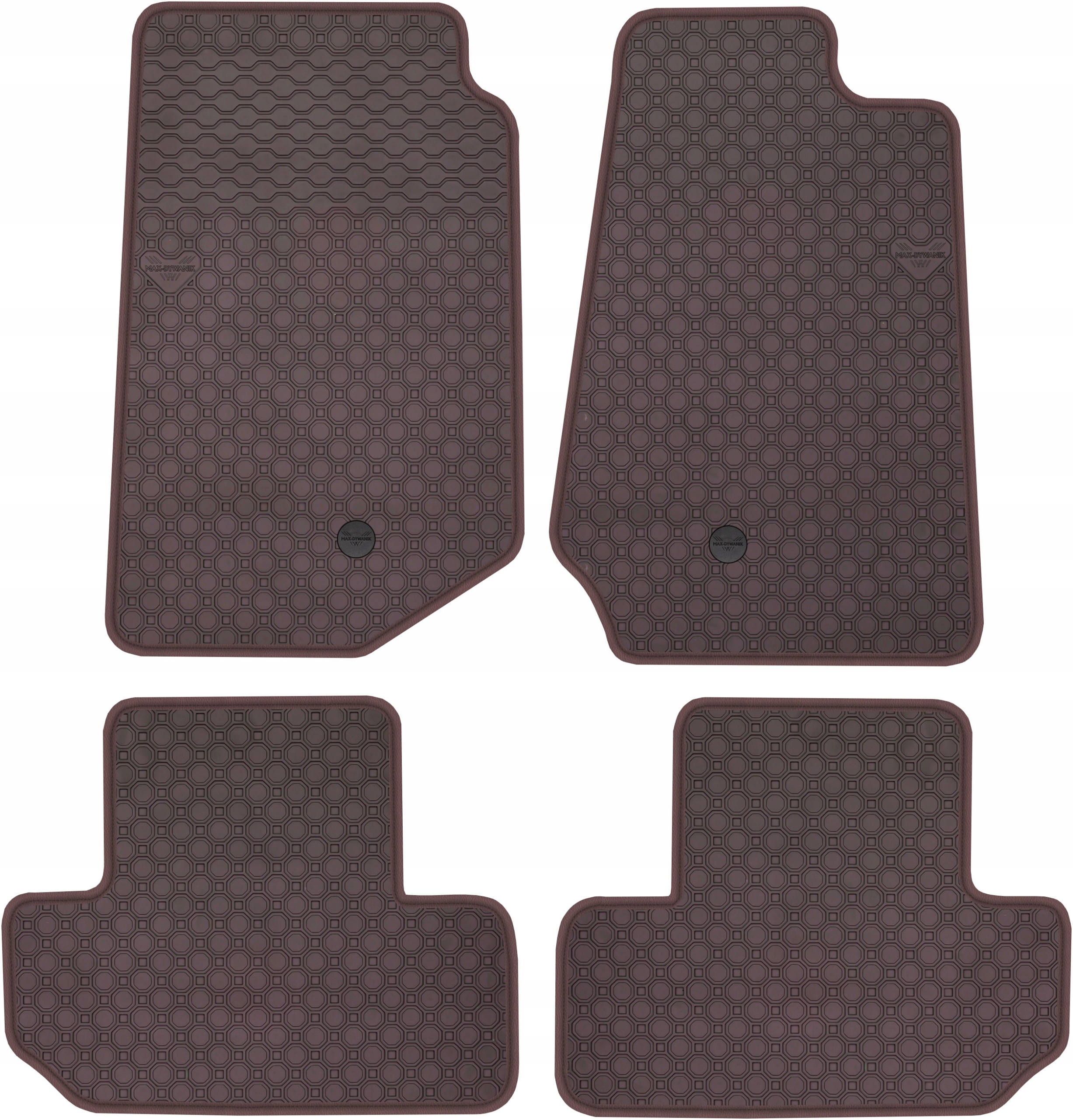 Jeep Wrangler III 2D 2011-2018 Koberce Hnědé