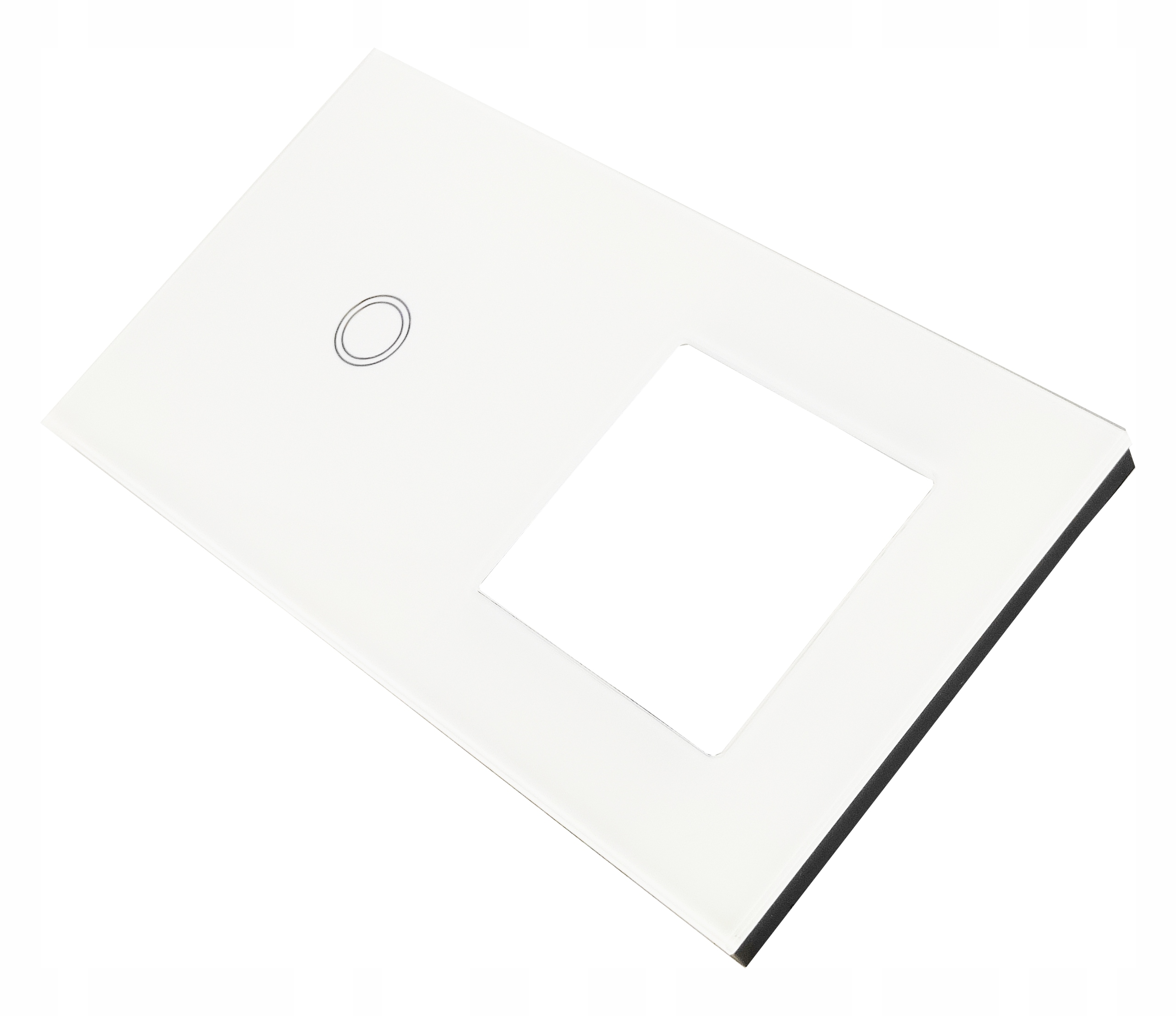 

Włącznik Światła Gniazdo Gniazdko Panel Biały 1+1