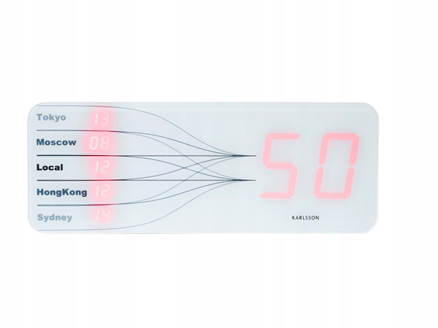 Nástenné hodiny KW0033WH Karlsson 40cm