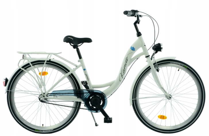Rower miejski Kands Giulia 3BN rama 15 cali koło 26 " biały