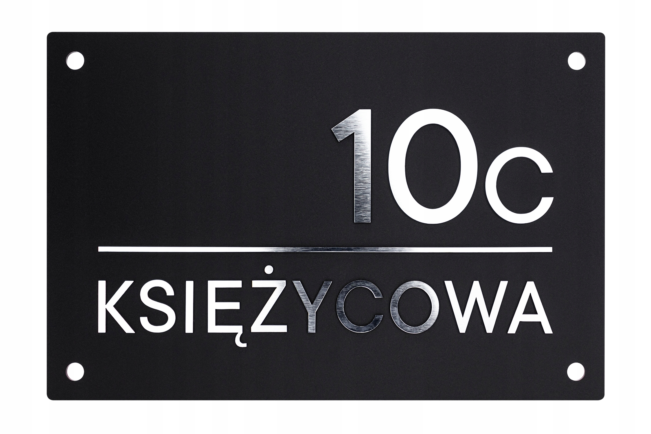 TABLICZKA ADRESOWA PLEXI NUMER DOMU TABLICA ADRES Z NUMEREM 19x29 CM Kod producenta TEA2020