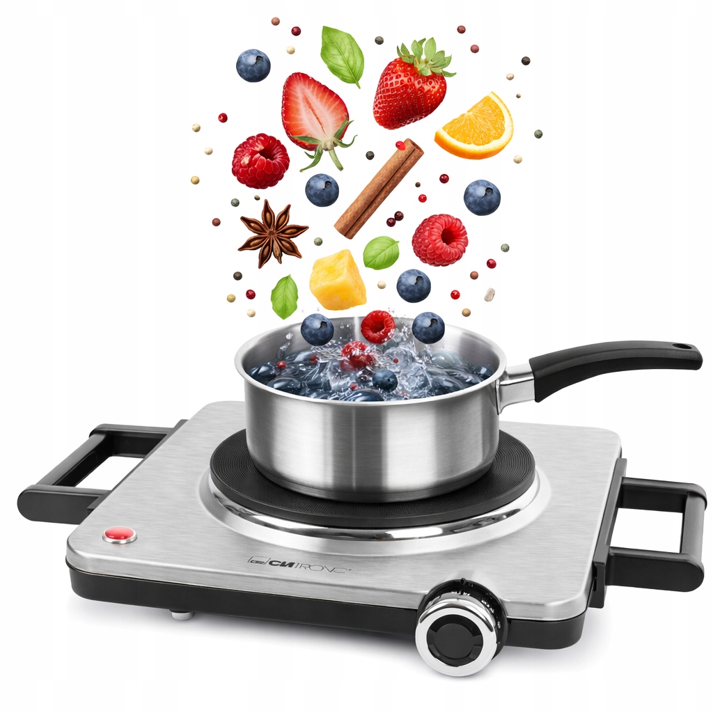 Kuchenka Elektryczna Prąd Przenośna Turystyczna Podrózna 1PALNIK 1500W