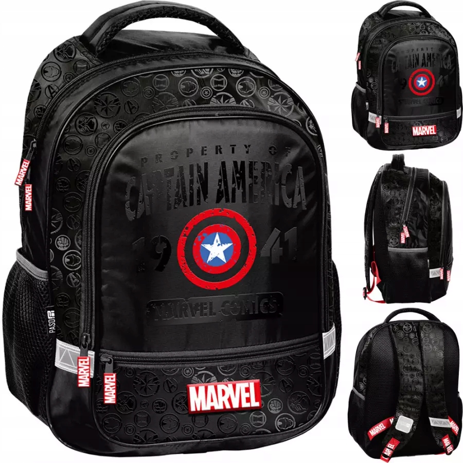 PLECAK SZKOLNY TORNISTER KAPITAN AMERYKA DLA CHŁOPCA CAPTAIN AMERICA MARVEL