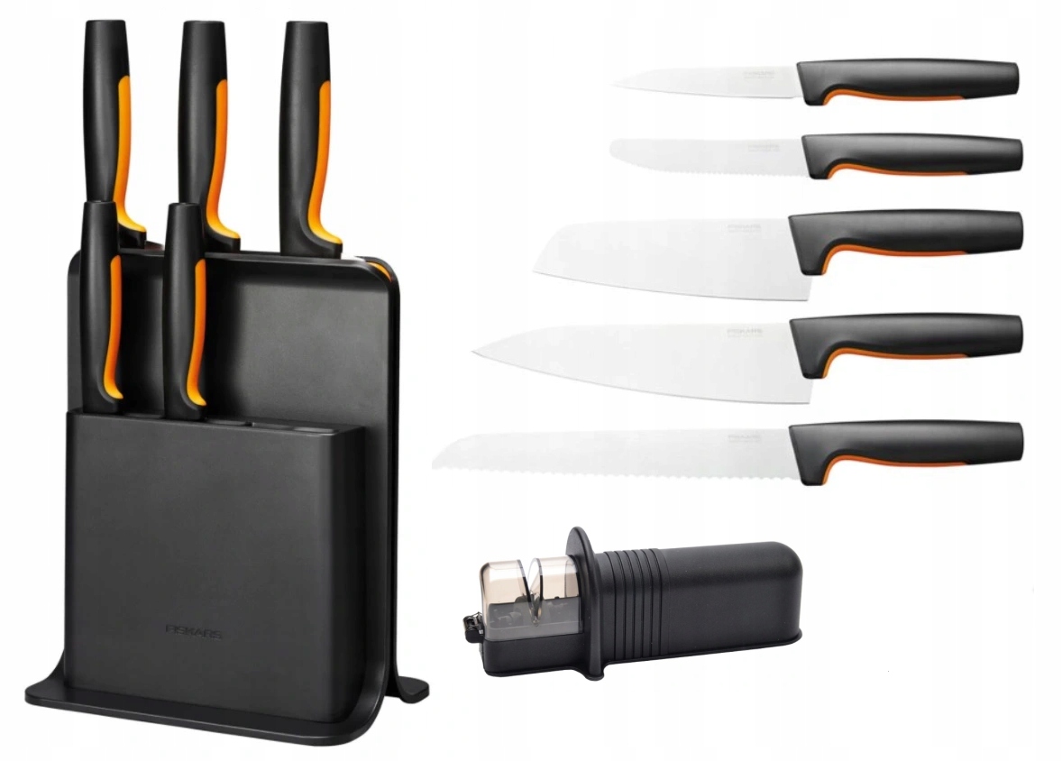 Fiskars Sada Nožov Blok Brusný Kameň Functional Form