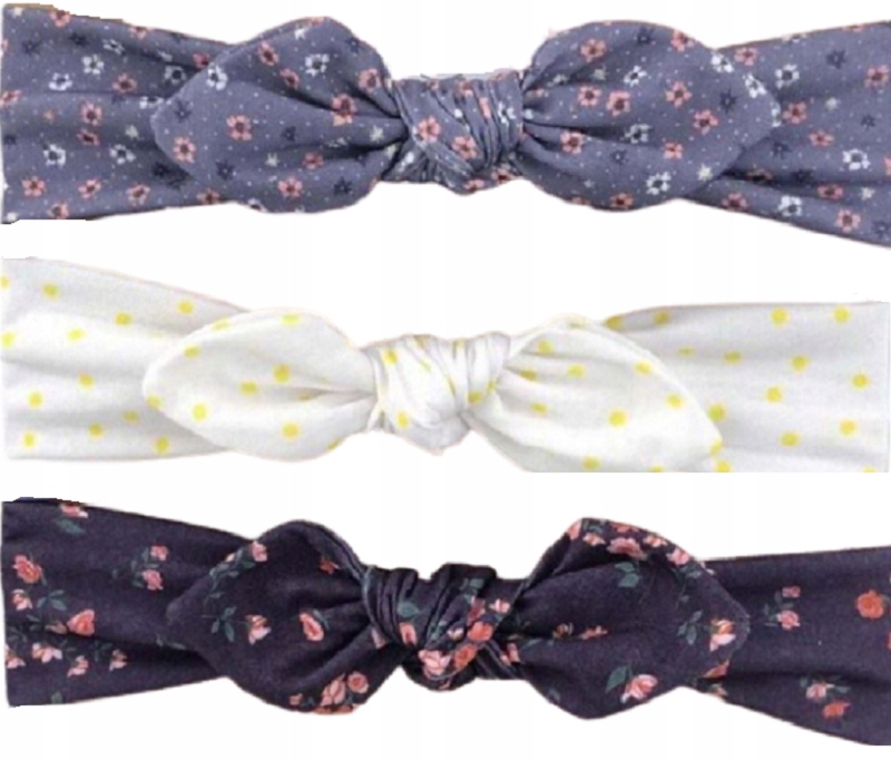 

Zestaw 3 Opasek Dla Niemowląt obwód głowy38- 44 cm