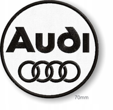 

Naszywka termo Naszywki Audi haft 70mm Tuning