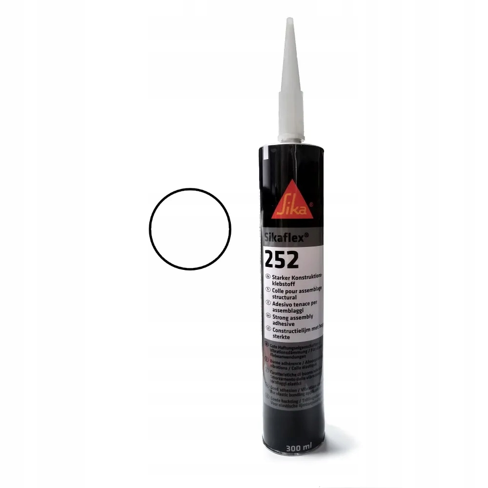 Sikaflex 252 гибкий монтажный клей 300 мл белый