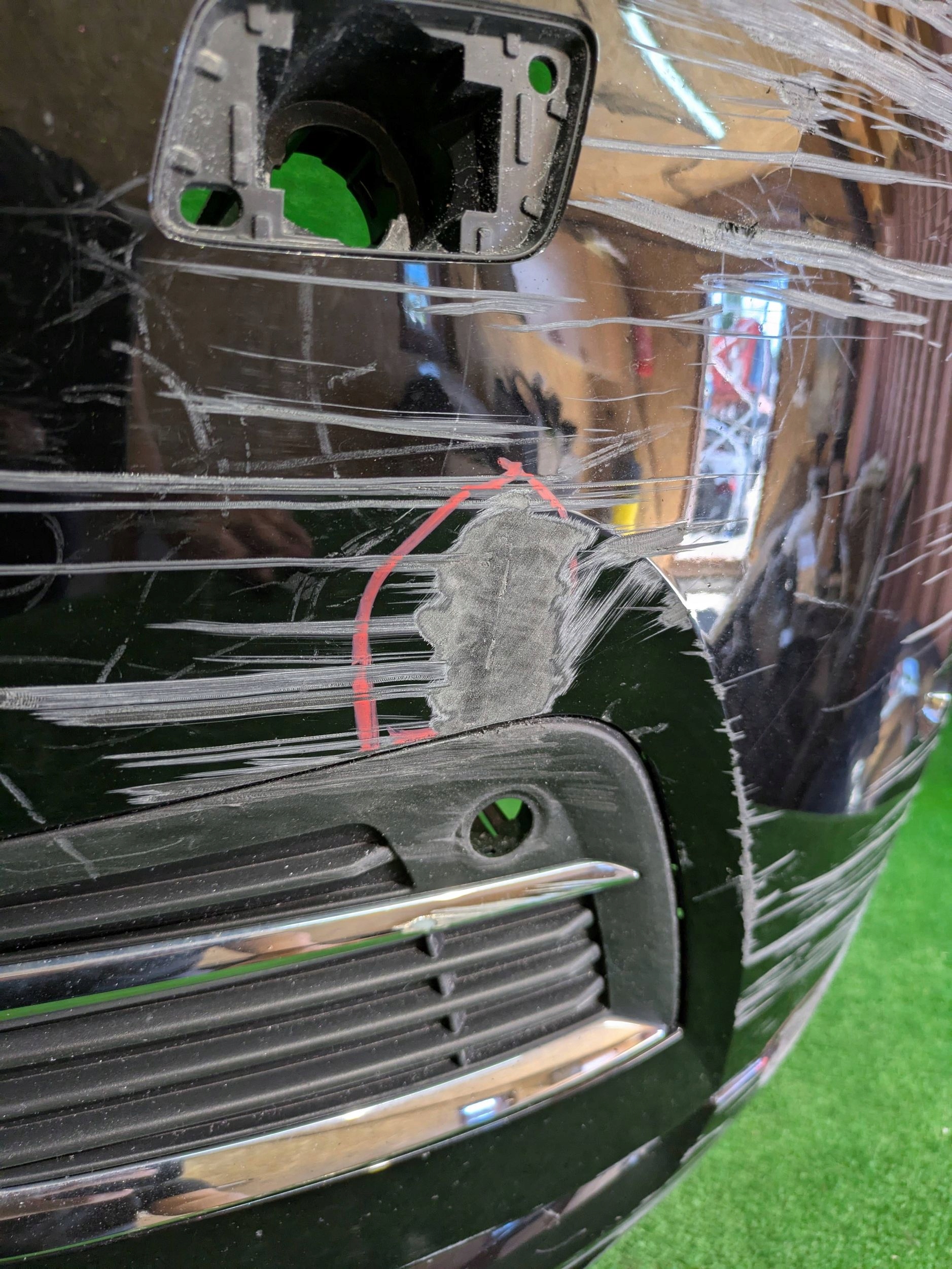 front bumper front VOLVO XC60 II 17