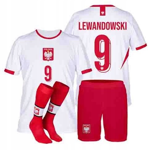 LEWANDOWSKI STRÓJ SPORTOWY ROZMIAR 116,122,128,134