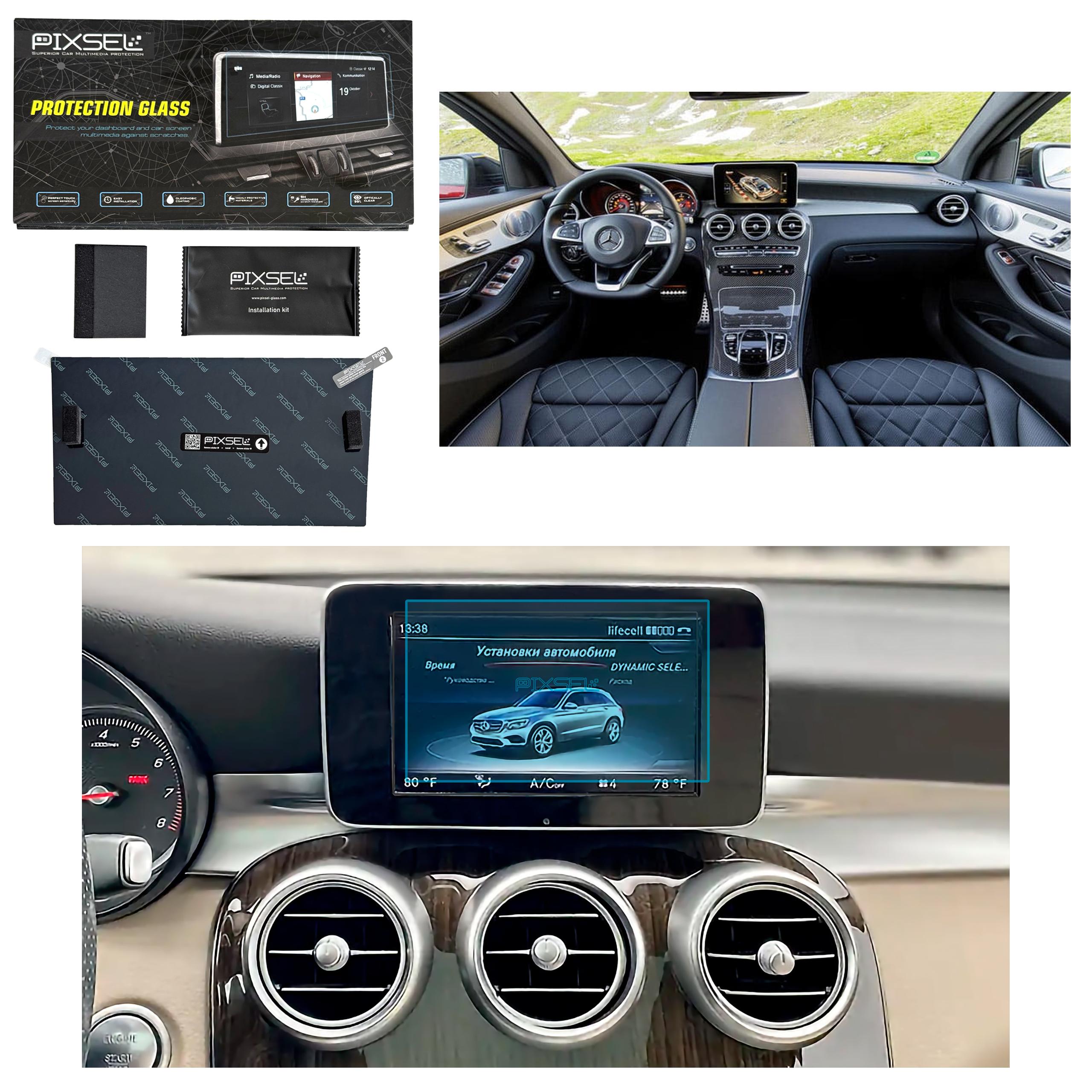 Antyodciskowe Matowe Szkło Ochronne Mercedes Benz GLC-CLASS-6.9“ 2015-2019
