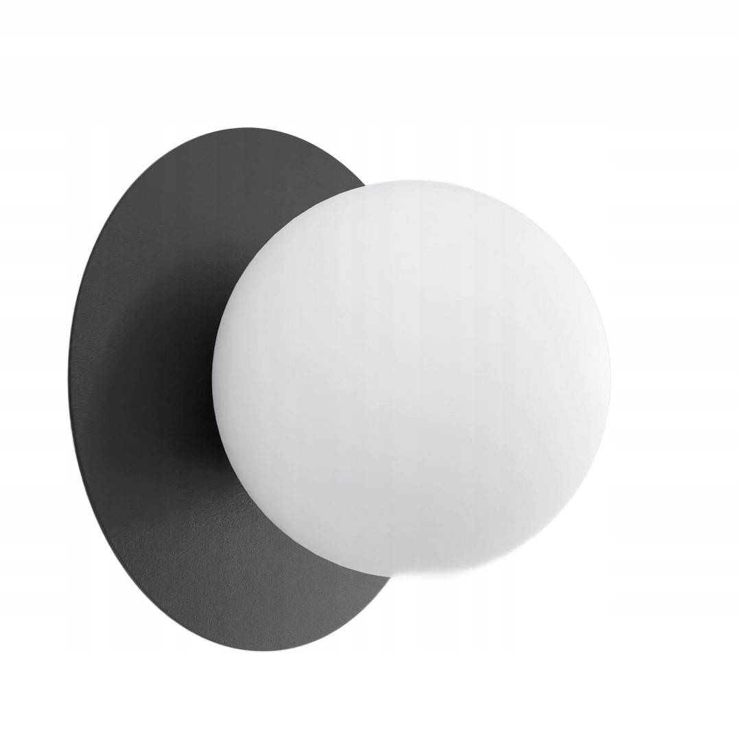 Nástěnná lampa Americana K1 v minimalistickém stylu černá