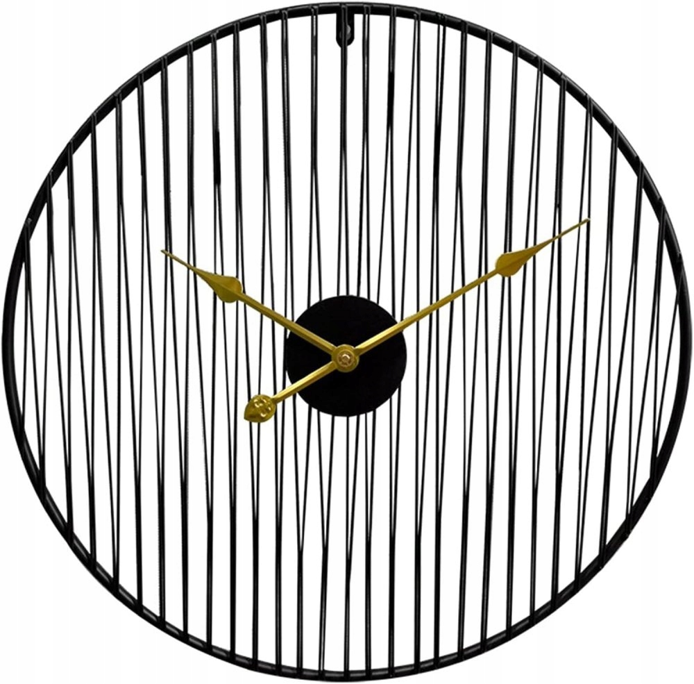 Dizajnové nástenné hodiny Decore 2 Black 60cm