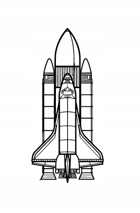 nástěnná dekorace Obraz raketa Space System